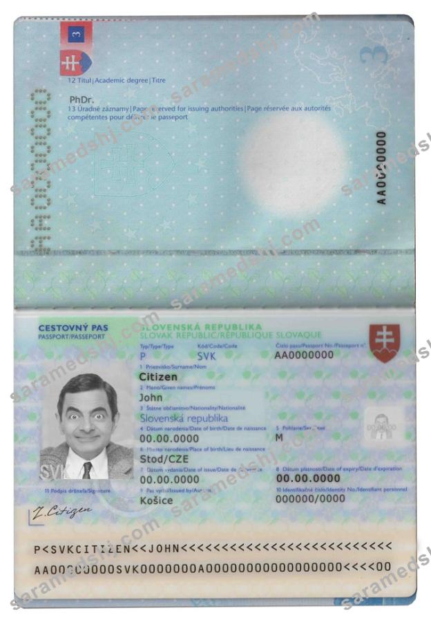 Slovakia passport
